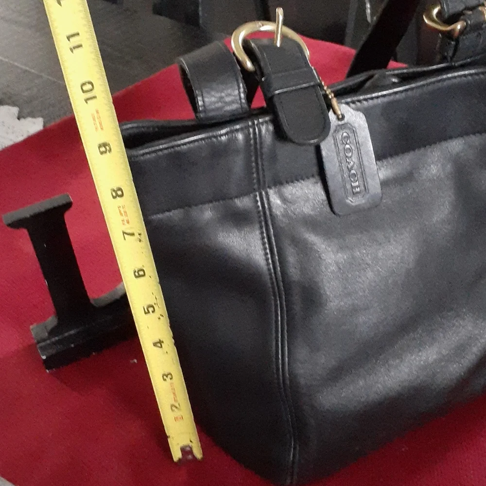 Vintage Coach Black Bag - Picture 3 of 8